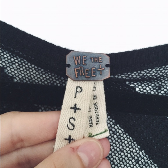 Free People Black Sheer Tunic - Picture 4 of 4